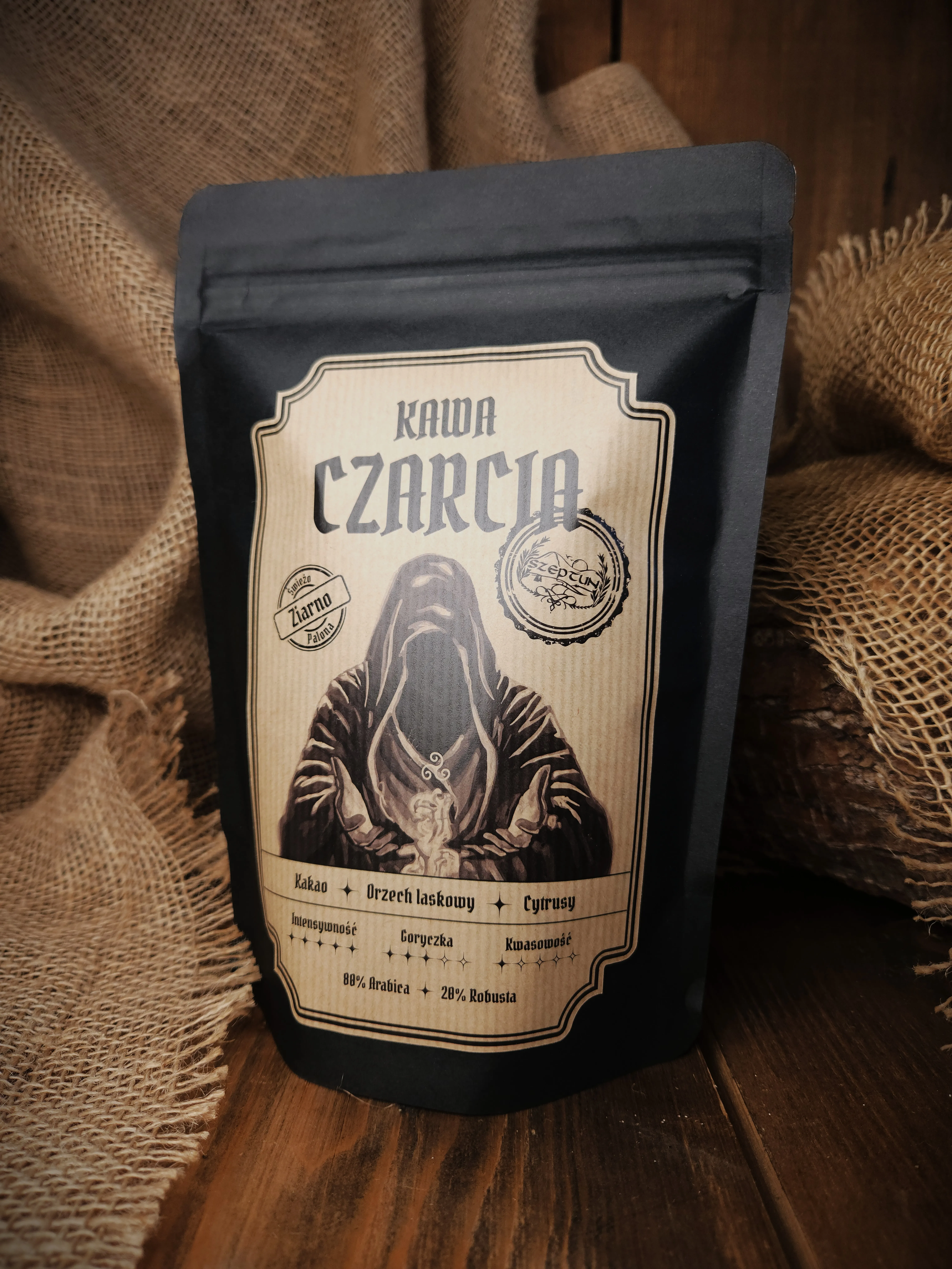 Kawa ziarnista „Czarcia"