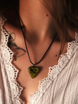Naszyjnik „Amulet Łady"-organiczna zieleń